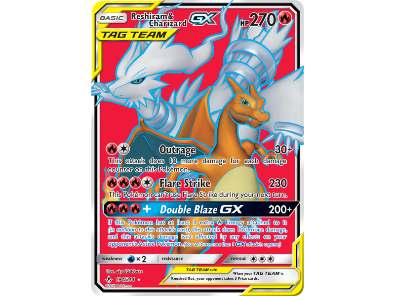 Reshiram & Charizard-GX