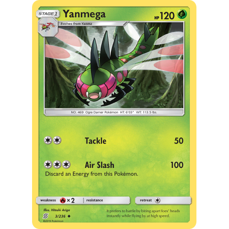 Yanmega (Reverse Holo)