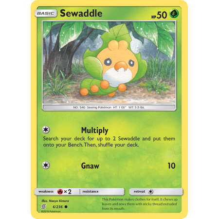 Sewaddle (Reverse Holo)