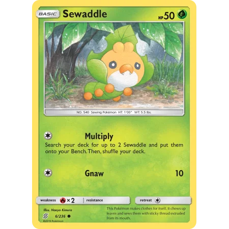 Sewaddle (Reverse Holo)