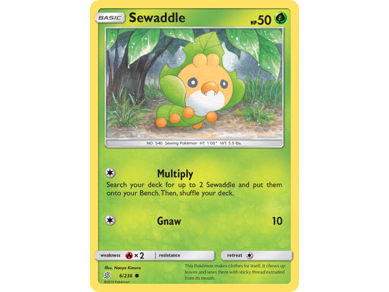 Sewaddle (Reverse Holo)