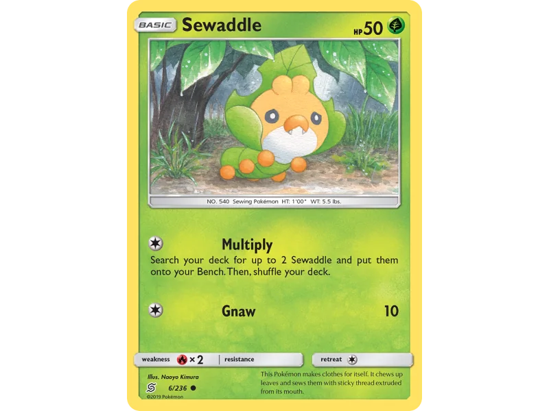 Sewaddle (Reverse Holo)