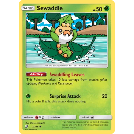 Sewaddle (Reverse Holo)