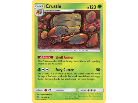 Crustle (Reverse Holo)