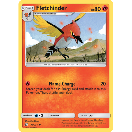 Fletchinder (Reverse Holo)