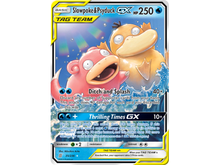Slowpoke & Psyduck-GX (Holo)