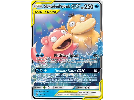 Slowpoke & Psyduck-GX (Holo)