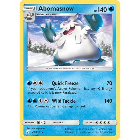 Abomasnow (Reverse Holo)