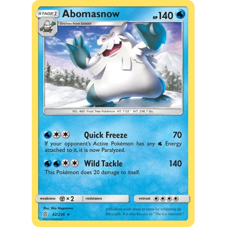 Abomasnow (Reverse Holo)