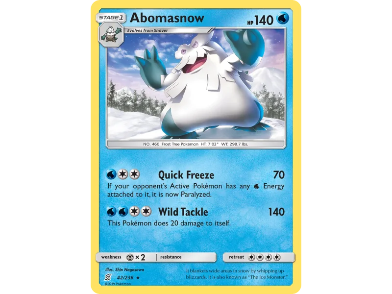 Abomasnow (Reverse Holo)