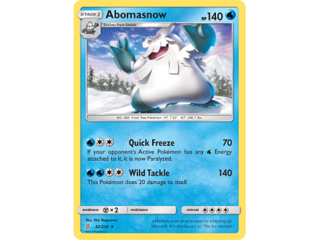 Abomasnow (Reverse Holo)