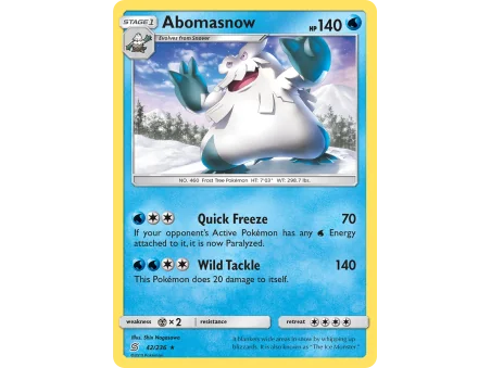 Abomasnow (Reverse Holo)