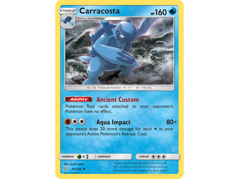 Carracosta (Reverse Holo)