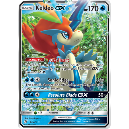 Keldeo-GX (Holo)