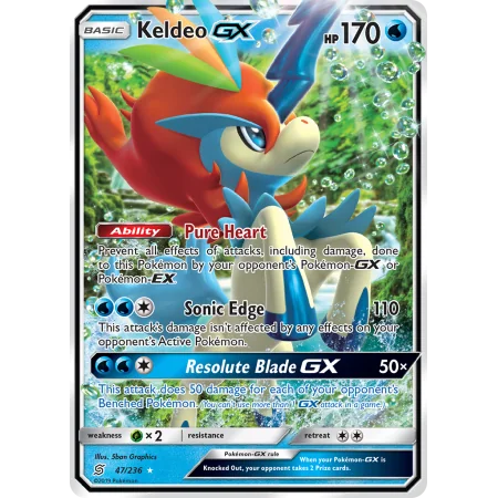 Keldeo-GX (Holo)