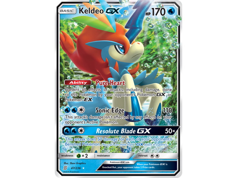 Keldeo-GX (Holo)