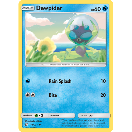 Dewpider (Reverse Holo)