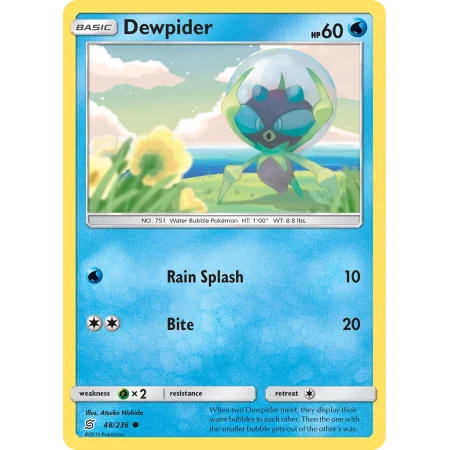Dewpider (Reverse Holo)