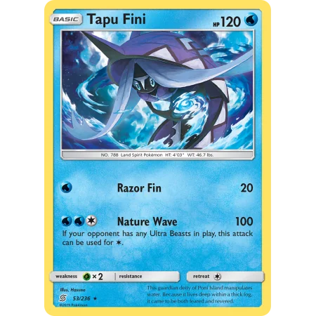 Tapu Fini (Reverse Holo)