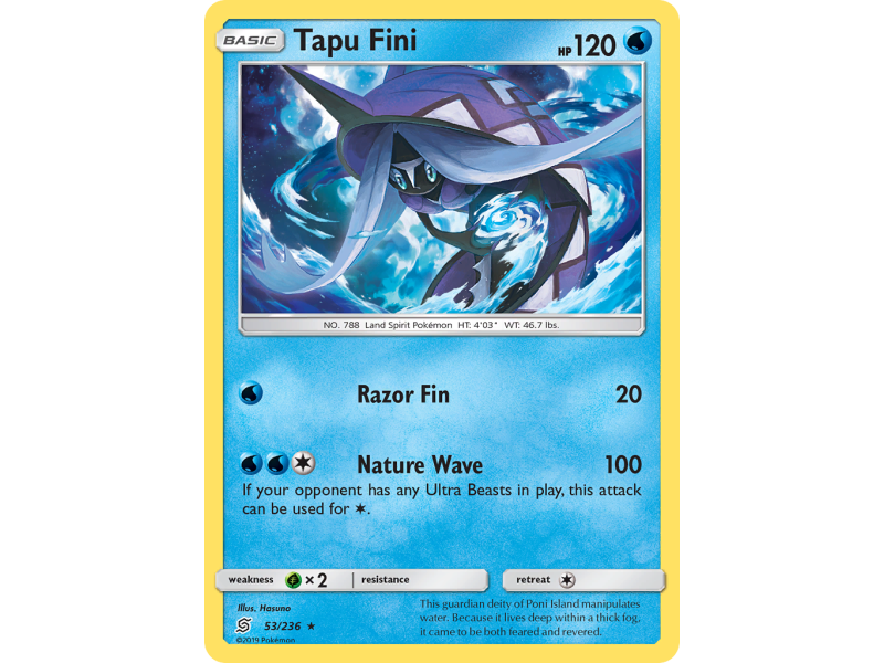 Tapu Fini (Reverse Holo)