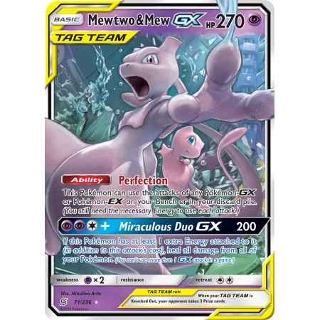 Mewtwo & Mew-GX (Holo)
