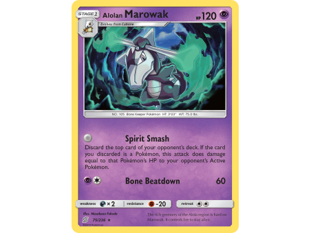 Alolan Marowak (Reverse Holo)