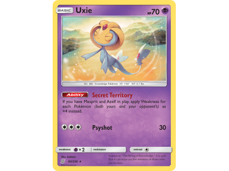 Uxie (Reverse Holo)