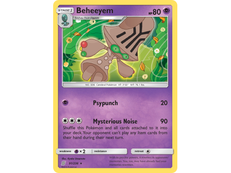 Beheeyem (Reverse Holo)
