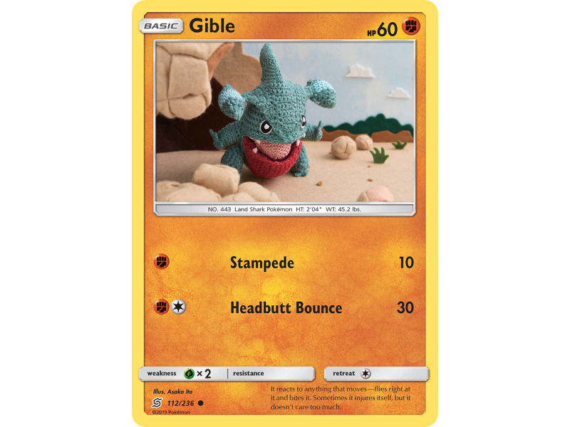 Gible (Reverse Holo)