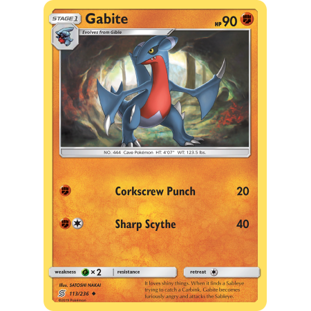 Gabite (Reverse Holo)