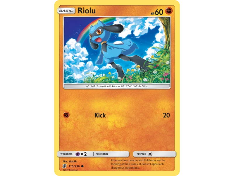 Riolu (Reverse Holo)