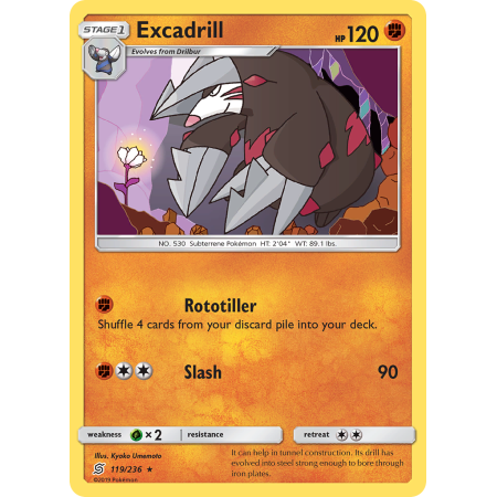 Excadrill (Reverse Holo)