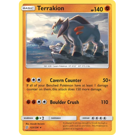 Terrakion (Reverse Holo)