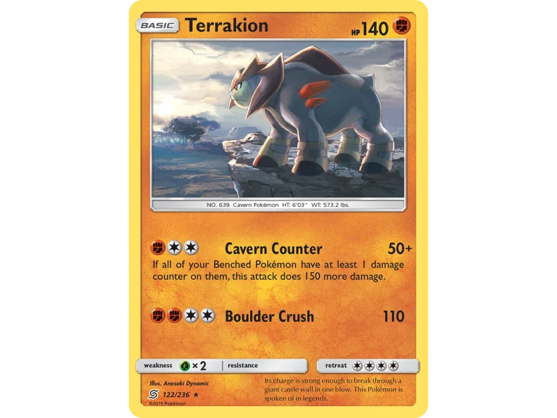 Terrakion (Reverse Holo)