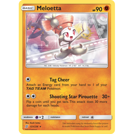 Meloetta (Reverse Holo)