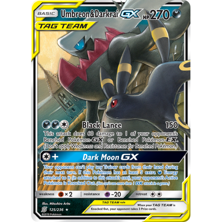 Umbreon & Darkrai-GX (Holo)