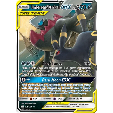 Umbreon & Darkrai-GX (Holo)