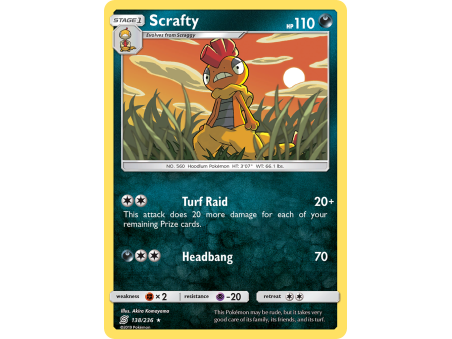 Scrafty (Reverse Holo)