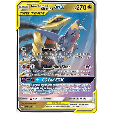 Garchomp & Giratina-GX (Holo)