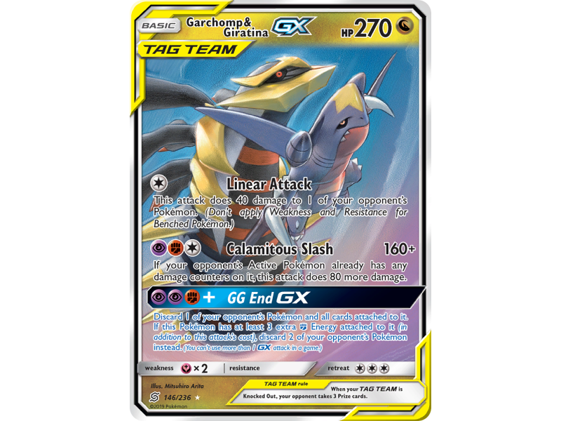 Garchomp & Giratina-GX (Holo)