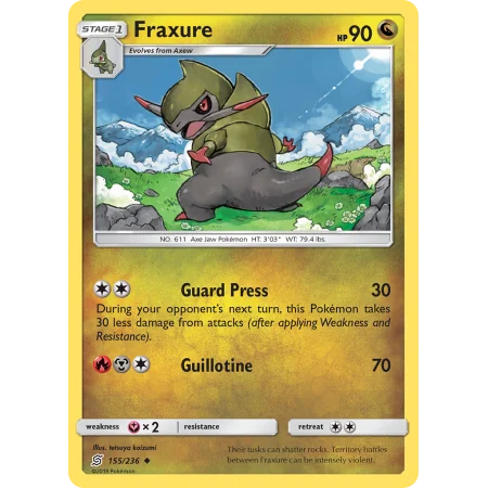 Fraxure (Reverse Holo)