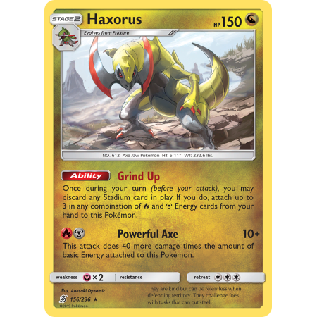 Haxorus (Reverse Holo)