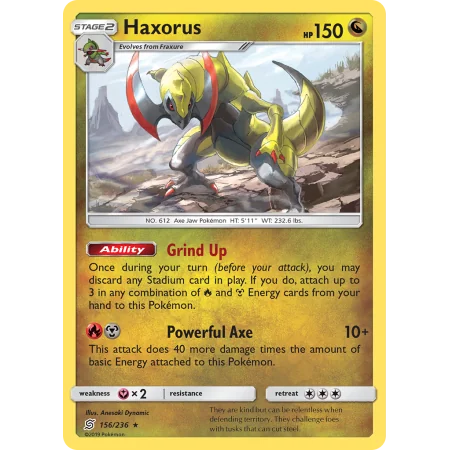Haxorus (Reverse Holo)