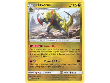 Haxorus (Reverse Holo)