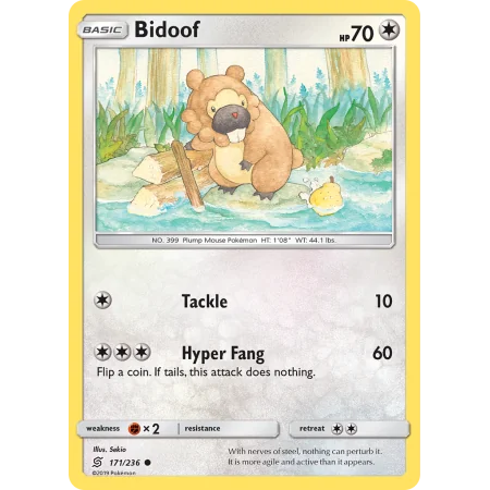 Bidoof (Reverse Holo)