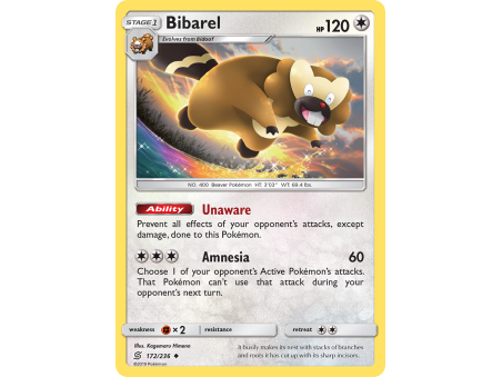 Bibarel (Reverse Holo)
