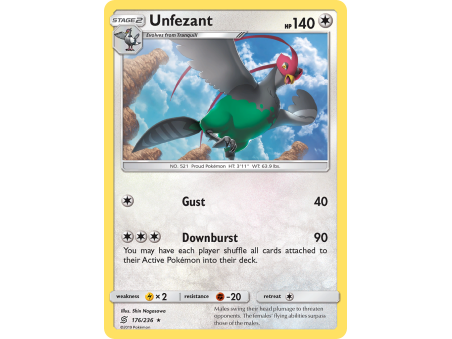 Unfezant (Reverse Holo)