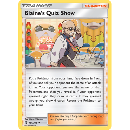 Blaine's Quiz Show (Reverse Holo)