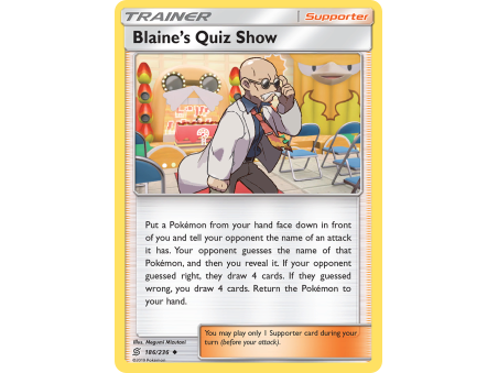 Blaine's Quiz Show (Reverse Holo)