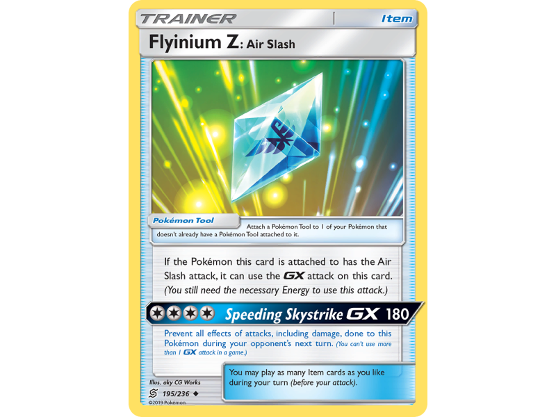 Flyinium Z: Air Slash (Reverse Holo)